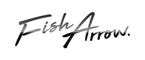 Fish Arrow — naklejka logo S / M / L