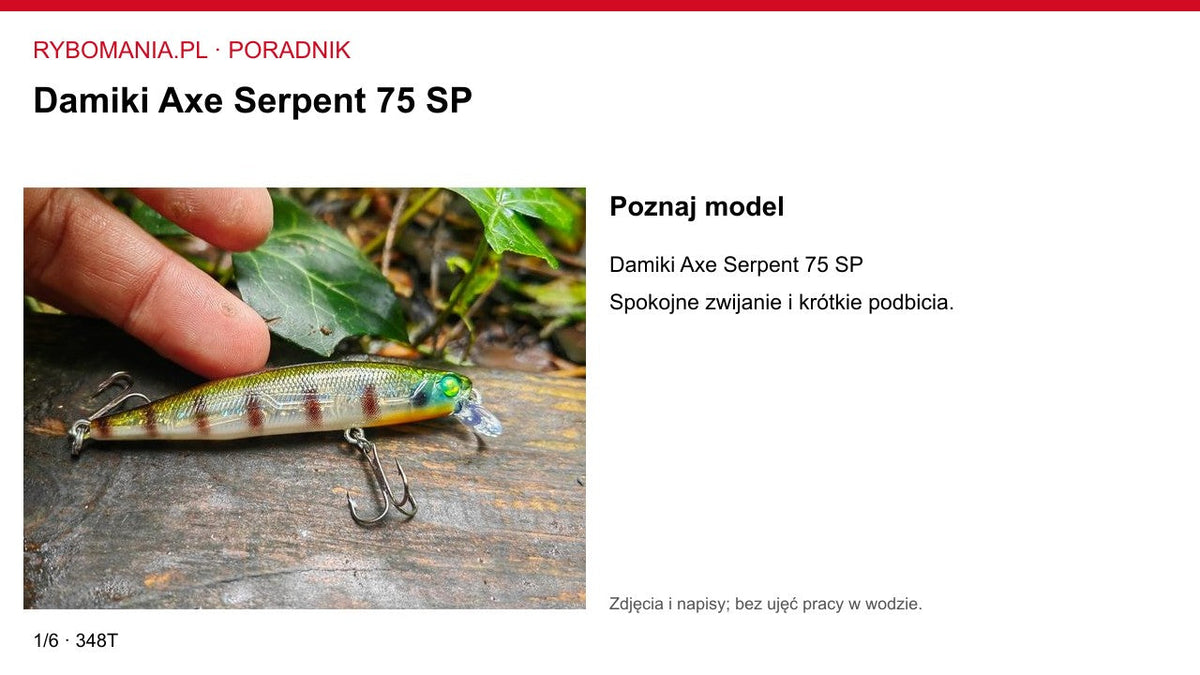 Damiki Axe Serpent 75 SP — poradnik