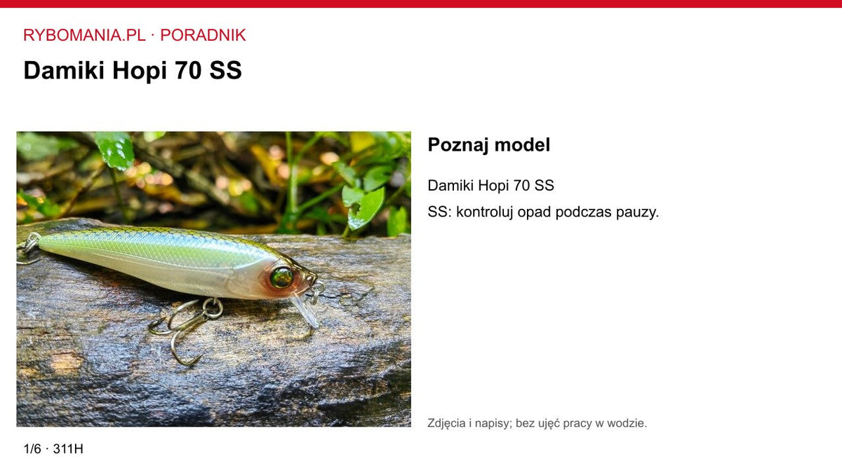 Damiki Hopi 70 SS — poradnik
