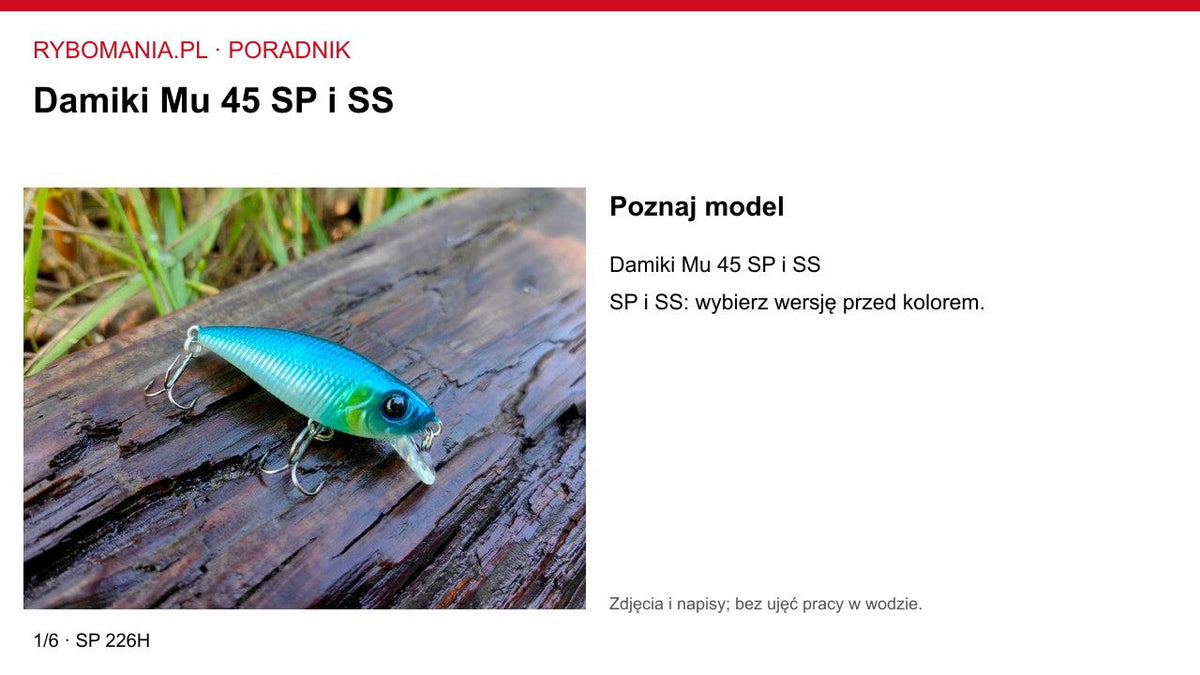 Damiki Mu 45 SP i SS — poradnik