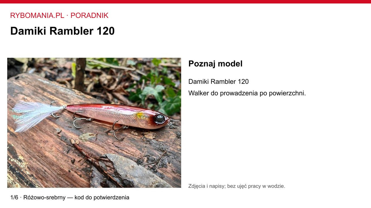 Damiki Rambler 120 — poradnik