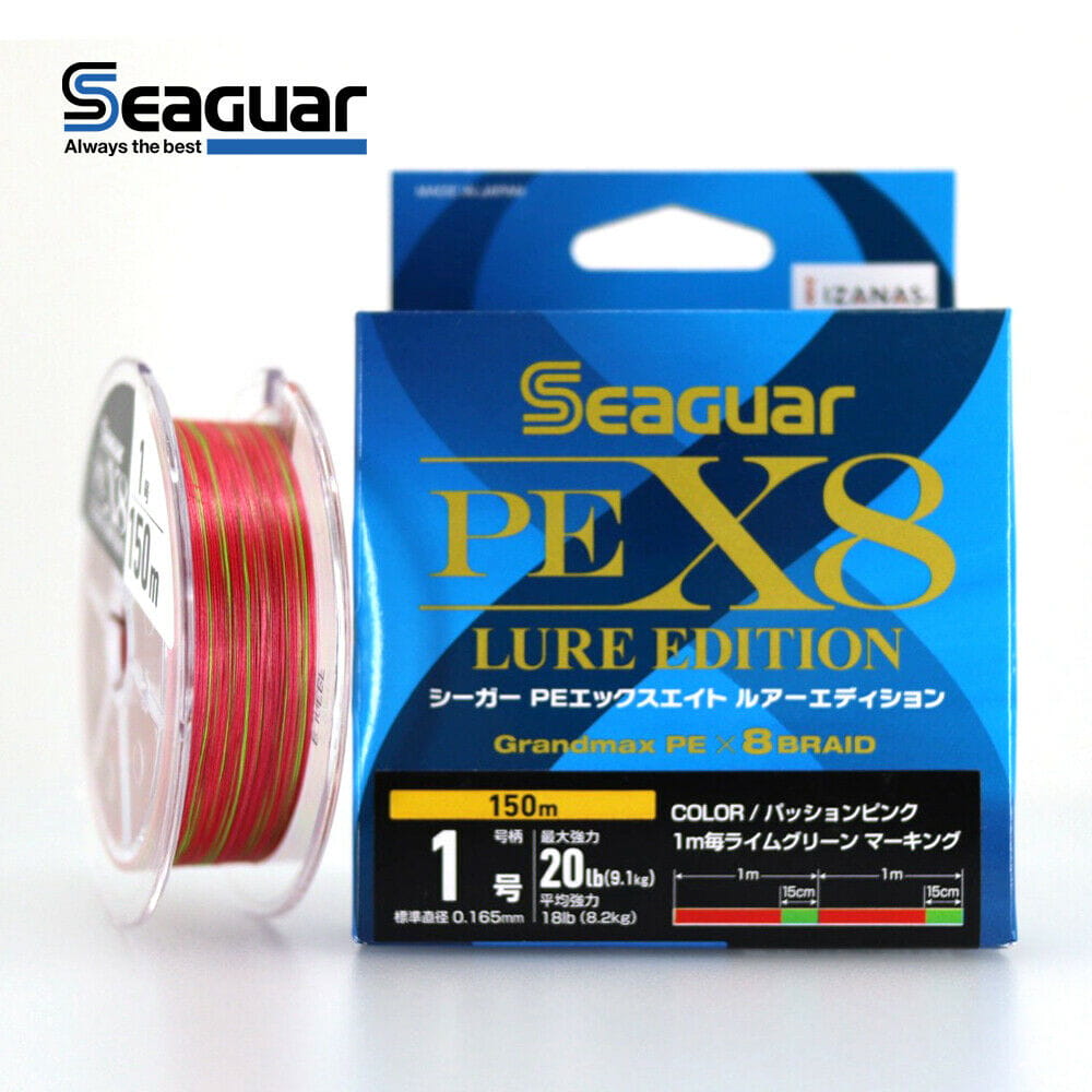 Seaguar PE X8 Lure Edition 150 m — poradnik doboru rozmiaru