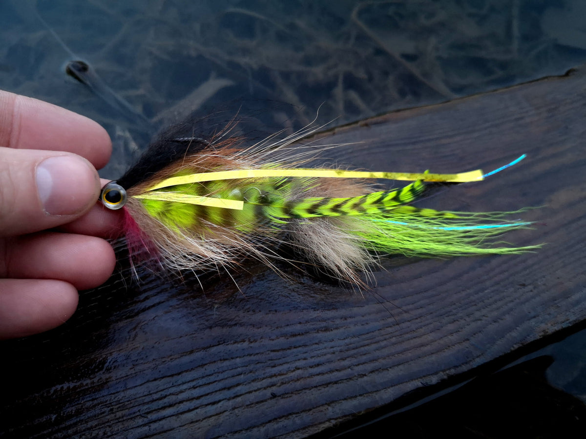Sly Fox Boroda Baits - jak łowić muchą szczupakowo-sandaczową 15 cm — kolor Sly Fox  #02 Mucha Szczupakowo Sandaczowa 15 cm