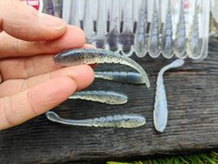 10 szt. Pintail FINESSE SLAMMER - 8 cm #Electric Shad