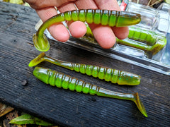 6 szt. Kopyto X ZONE Mega Swammer 10,5 cm #Warmouth