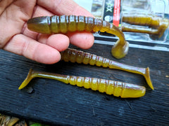 6 szt. Kopyto X ZONE Mega Swammer 9 cm #Blue Gill