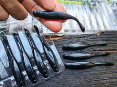 8 szt. PINTAIL X ZONE HOT SHOT MINNOW 8 cm #Black