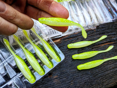 8 szt. PINTAIL X ZONE HOT SHOT MINNOW 8 cm # Chartreuse Pearl