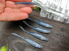 8 szt. PINTAIL X ZONE HOT SHOT MINNOW 8 cm #Electric Shad