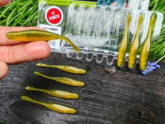 8 szt. PINTAIL X ZONE HOT SHOT MINNOW 8 cm #Perch