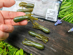 8 szt. Robak Tuba SCENTED STEALTH - 6 cm  #Green Pumpkin Blue Flake