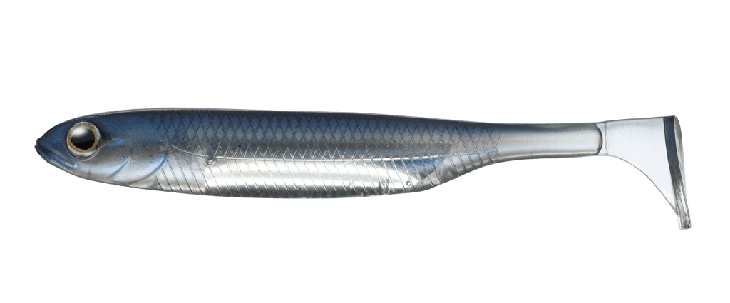 Flash?J Shad 4" PLUS SW Maiwashi / Silver #105 — zdjęcie produktu Fish Arrow