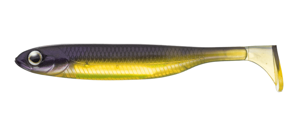 Kopyto Flash-J Shad 4" PLUS SW Purple Weenie / Silver #115 — zdjęcie produktu Fish Arrow