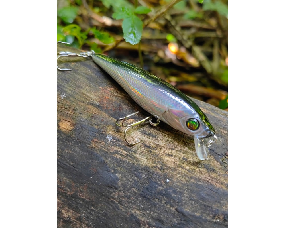 Damiki Hopi 70 SS 012H Black Holo — opakowanie, pełny kadr, Rybomania.pl