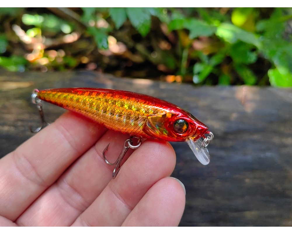 Damiki Hopi 70 SS 374H Holo Shine Gold — opakowanie, pełny kadr, Rybomania.pl