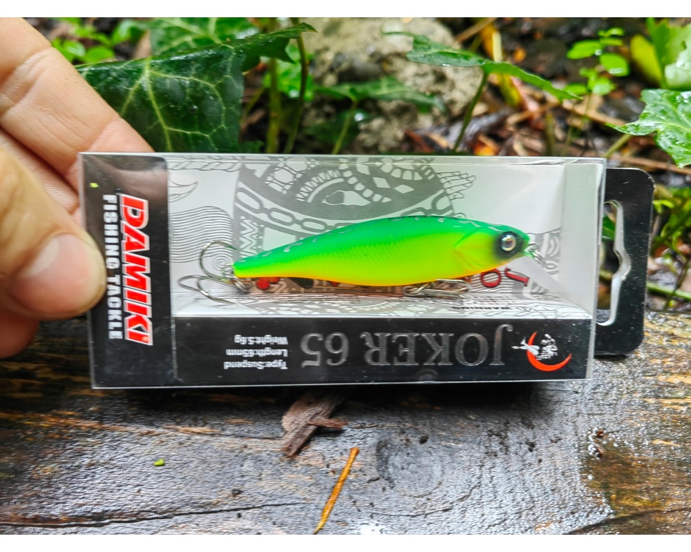 Damiki Joker 65 SP 206D Mat Tiger — opakowanie, pełny kadr, Rybomania.pl
