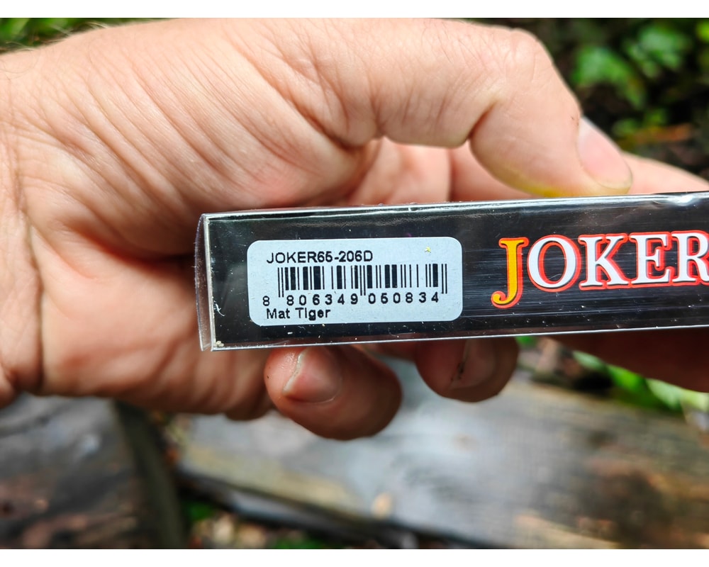 Damiki Joker 65 SP 206D Mat Tiger — szczegóły przynęty, pełny kadr, Rybomania.pl