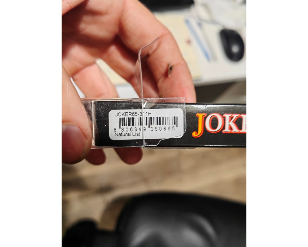 Damiki Joker 65 SP 311H Natural List — szczegóły przynęty, pełny kadr, Rybomania.pl