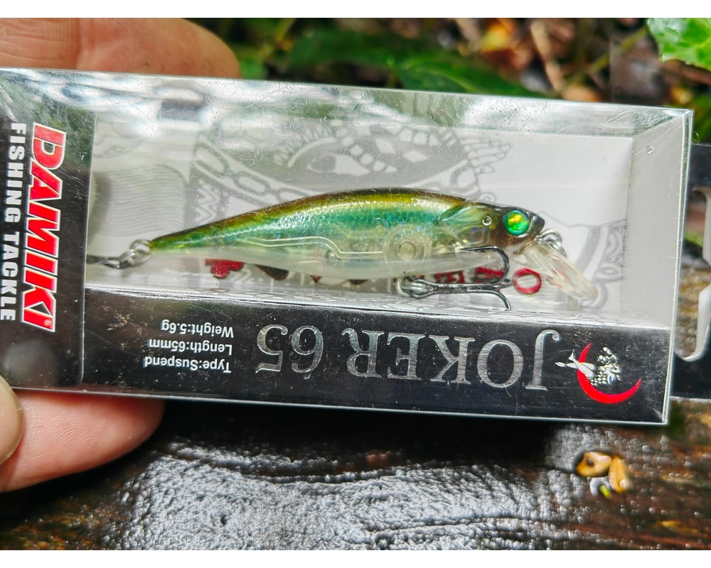 Damiki Joker 65 SP 347T Clear Real Bait — opakowanie, pełny kadr, Rybomania.pl