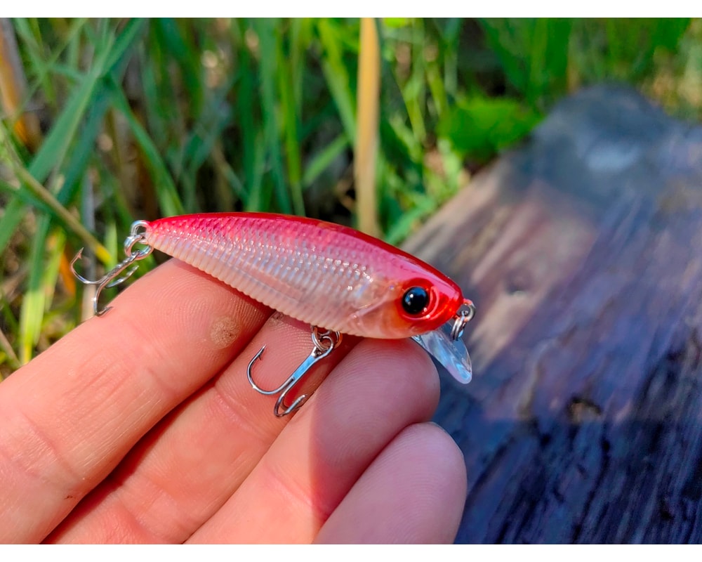 Damiki Mu 45 SP 224H Purplepiri — szczegóły przynęty, pełny kadr, Rybomania.pl