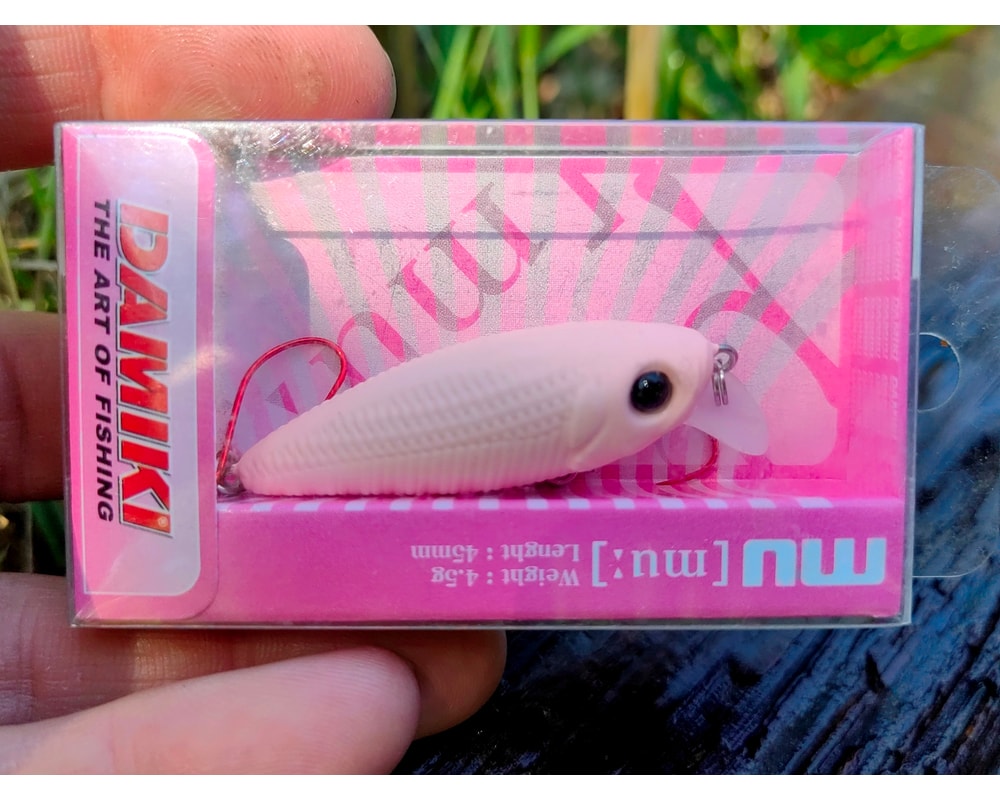 Damiki Mu 45 SS 001 Bubble Gum — opakowanie, pełny kadr, Rybomania.pl