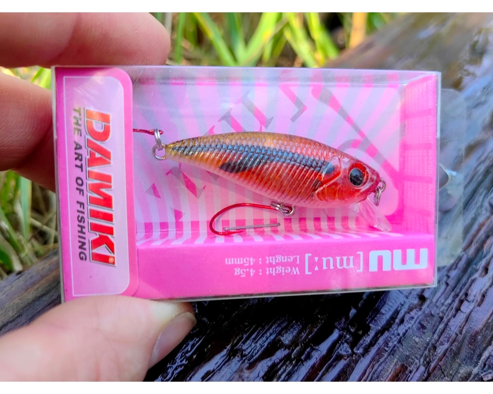 Damiki Mu 45 SS 216H Apache — opakowanie, pełny kadr, Rybomania.pl