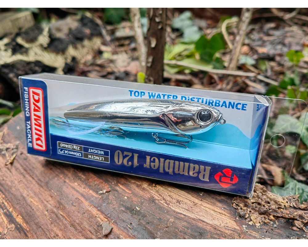 Damiki Rambler 120 Chrom — kod do potwierdzenia — opakowanie, pełny kadr, Rybomania.pl