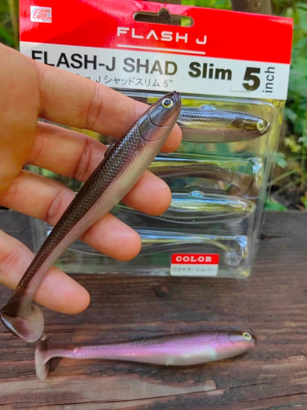 Fish Arrow Flash-J Shad Slim 5" #F07 Wakasagi / Silver — zdjęcie 2