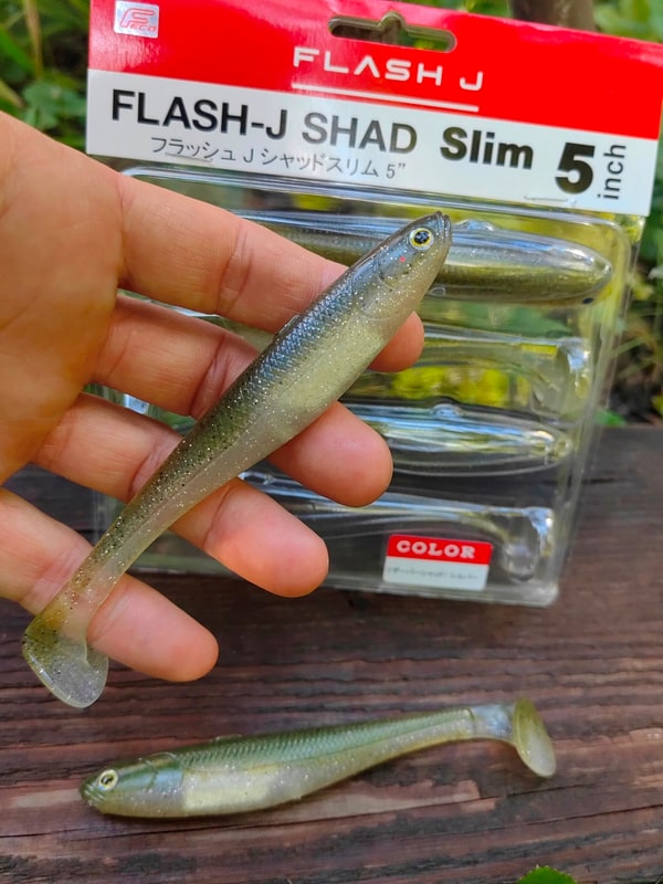 Fish Arrow Flash-J Shad Slim 5" #F39 Reservoir Shad / Silver — zdjęcie 2