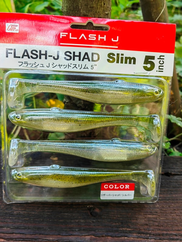 Fish Arrow Flash-J Shad Slim 5" #F39 Reservoir Shad / Silver — zdjęcie 4