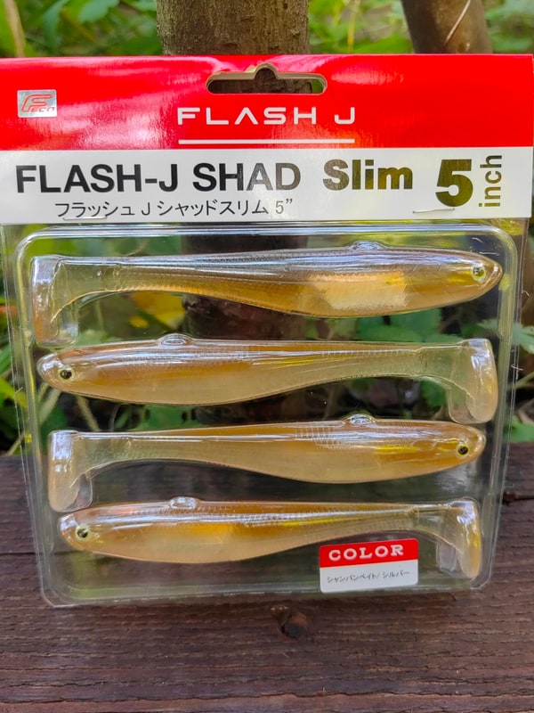 Fish Arrow Flash-J Shad Slim 5" #F46 Champagne Bait / Silver — zdjęcie 4