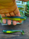 Fish Arrow Flash-J Shad Slim 5" #F47 Chi Ayu / Silver — zdjęcie 1