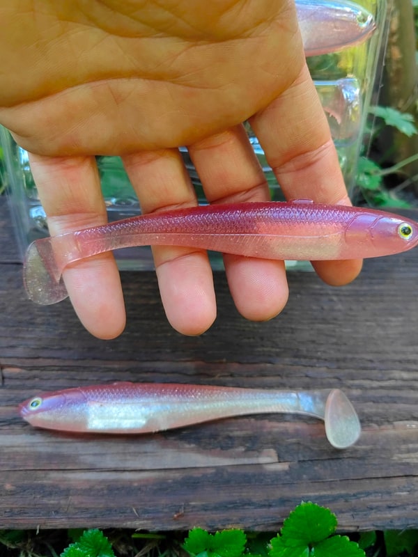 Fish Arrow Flash-J Shad Slim 5" #F48 Rose Pink / Silver — zdjęcie 1