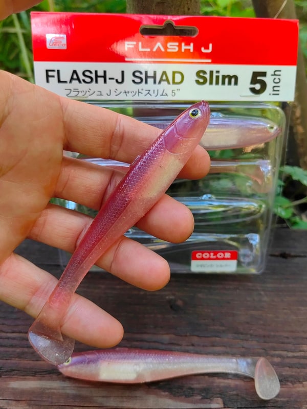 Fish Arrow Flash-J Shad Slim 5" #F48 Rose Pink / Silver — zdjęcie 3