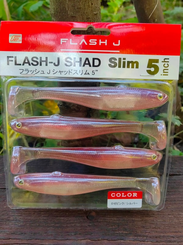Fish Arrow Flash-J Shad Slim 5" #F48 Rose Pink / Silver — zdjęcie 4