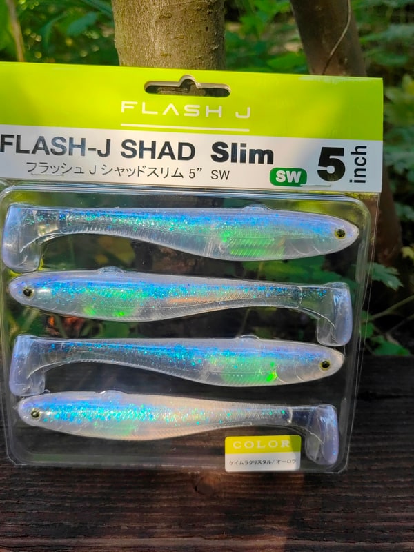 Fish Arrow Flash-J Shad Slim 5" SW #157 Keimura Crystal / Aurora — zdjęcie 4