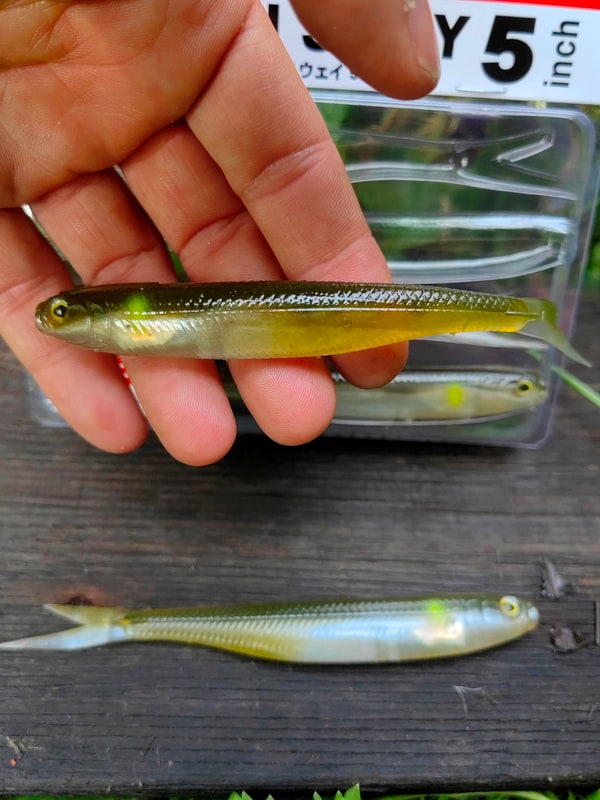 Fish Arrow Flash-J Sway 5" #F22 Live Ayu / Silver — zdjęcie 1