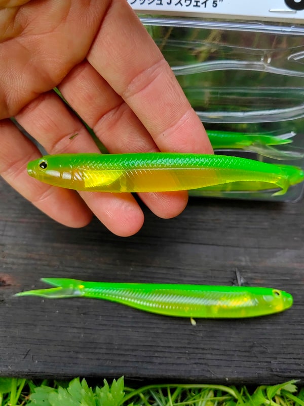 Fish Arrow Flash-J Sway 5" #F49 Magic Lime / Silver — zdjęcie 1