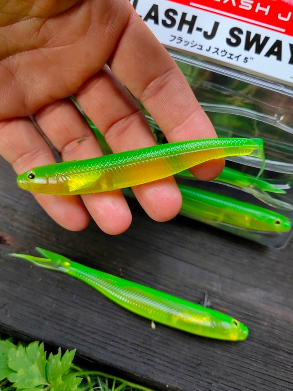 Fish Arrow Flash-J Sway 5" #F49 Magic Lime / Silver — zdjęcie 3