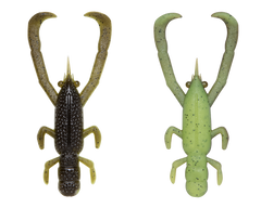 Free Rig Shrimp 2.6 Green Pumpkin/Chart (two-tone) #03