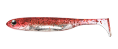 Kopyto Flash-J Shad 4" PLUS SW Red / Silver #124