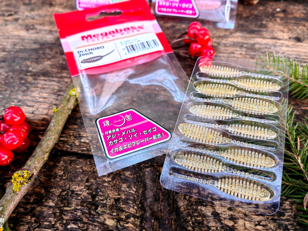 Megabass Dr. CHORO 2″ 2″ / około 5 cm — CLEAR / GOLD FLAKE — zdjęcie 3