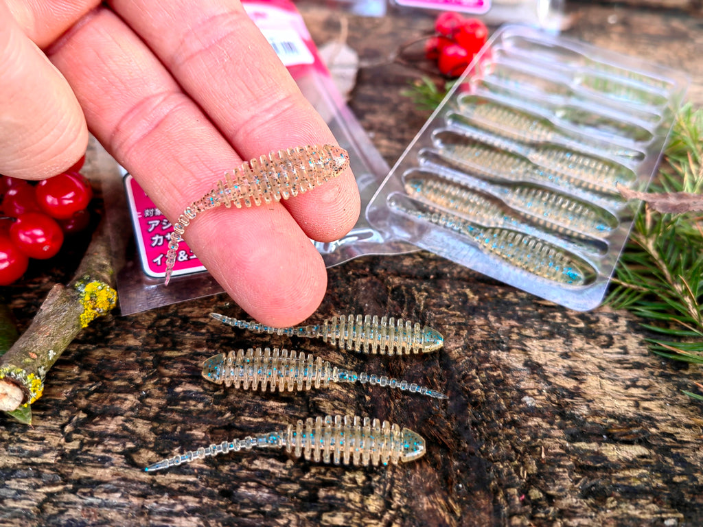 Megabass Dr. CHORO 2″ 2″ / około 5 cm — CLEAR SMOKE / BLUE FLAKE — zdjęcie 4