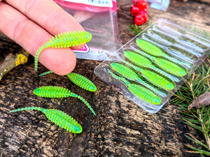 Megabass Dr. CHORO 2″ / 5 cm — CLEAR CHART / BLUE FLAKE