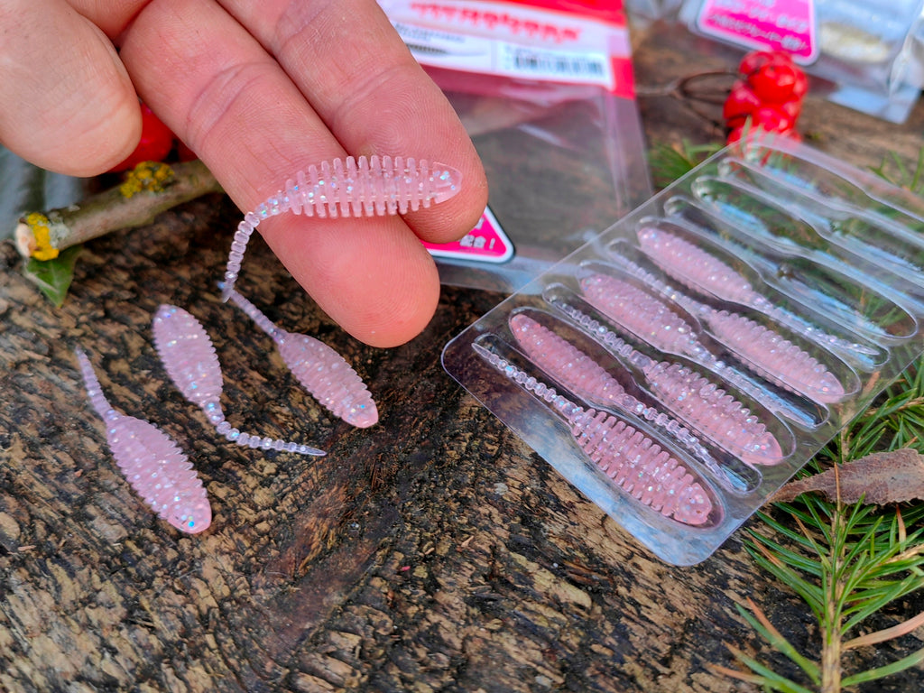 Megabass Dr. CHORO 2″ 2″ / około 5 cm — CLEAR PINK / RAINBOW FLAKE — zdjęcie 2