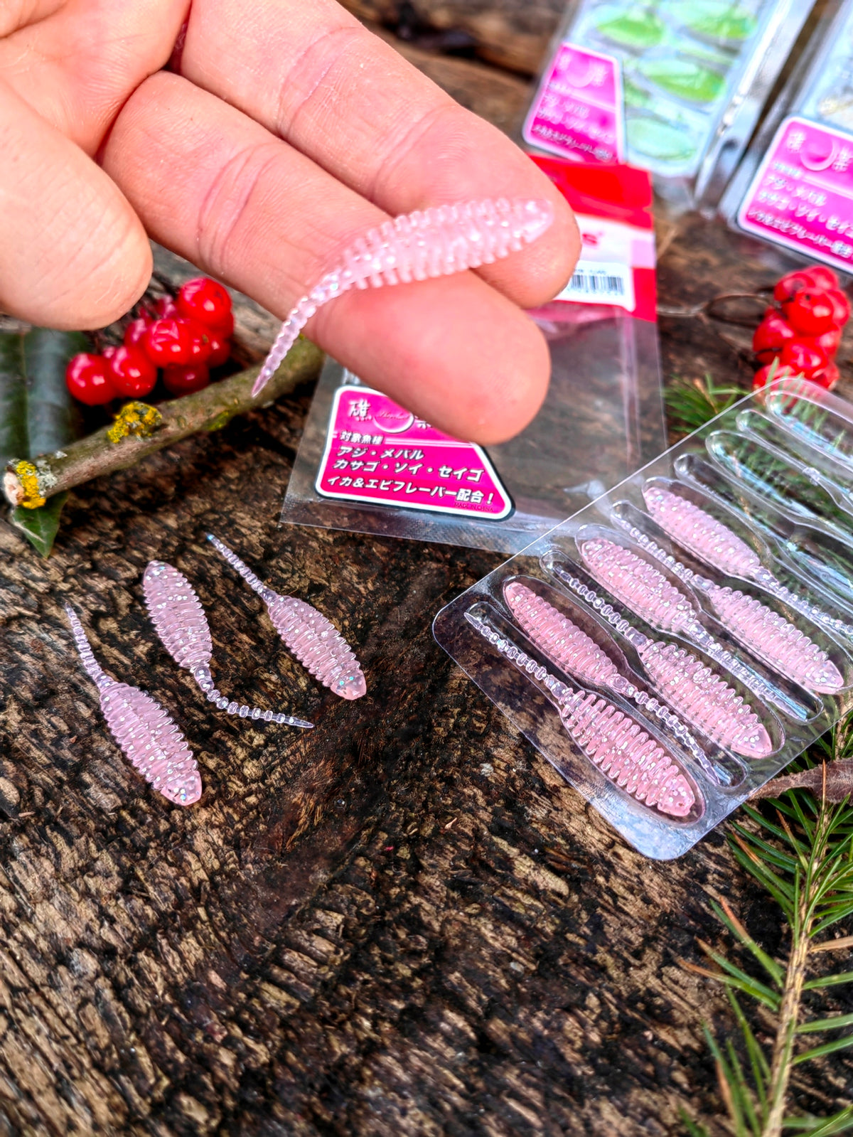 Megabass Dr. CHORO 2″ 2″ / około 5 cm — CLEAR PINK / RAINBOW FLAKE — zdjęcie 4