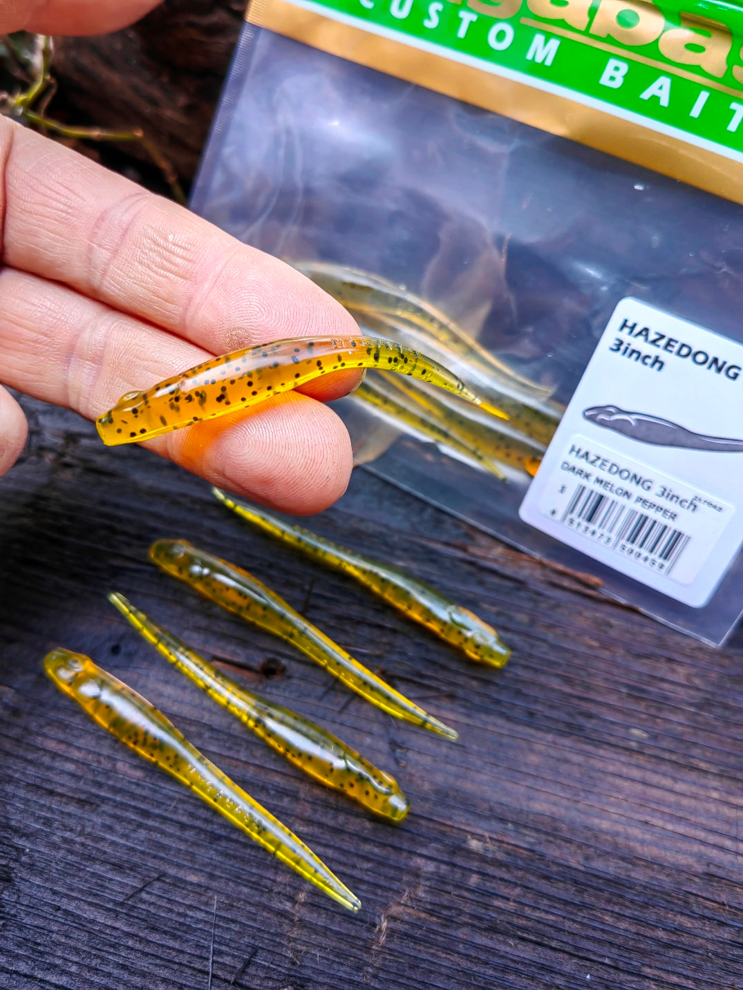 Megabass HAZEDONG 3″ #01 Dark Melon Pepper — 10 szt. — zdjęcie produktu 2