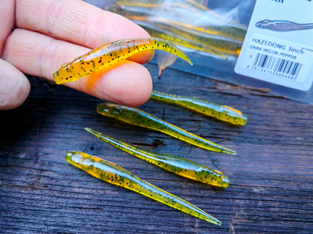 Megabass HAZEDONG 3″ #01 Dark Melon Pepper — 10 szt. — zdjęcie produktu 3