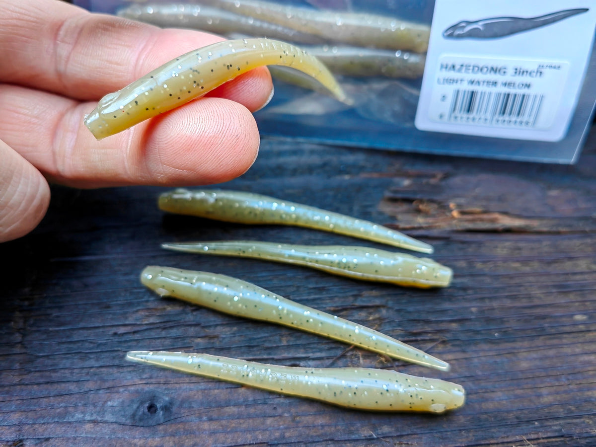 Megabass HAZEDONG 3″ #02 Light Water Melon — 10 szt. — pełne zdjęcie główne