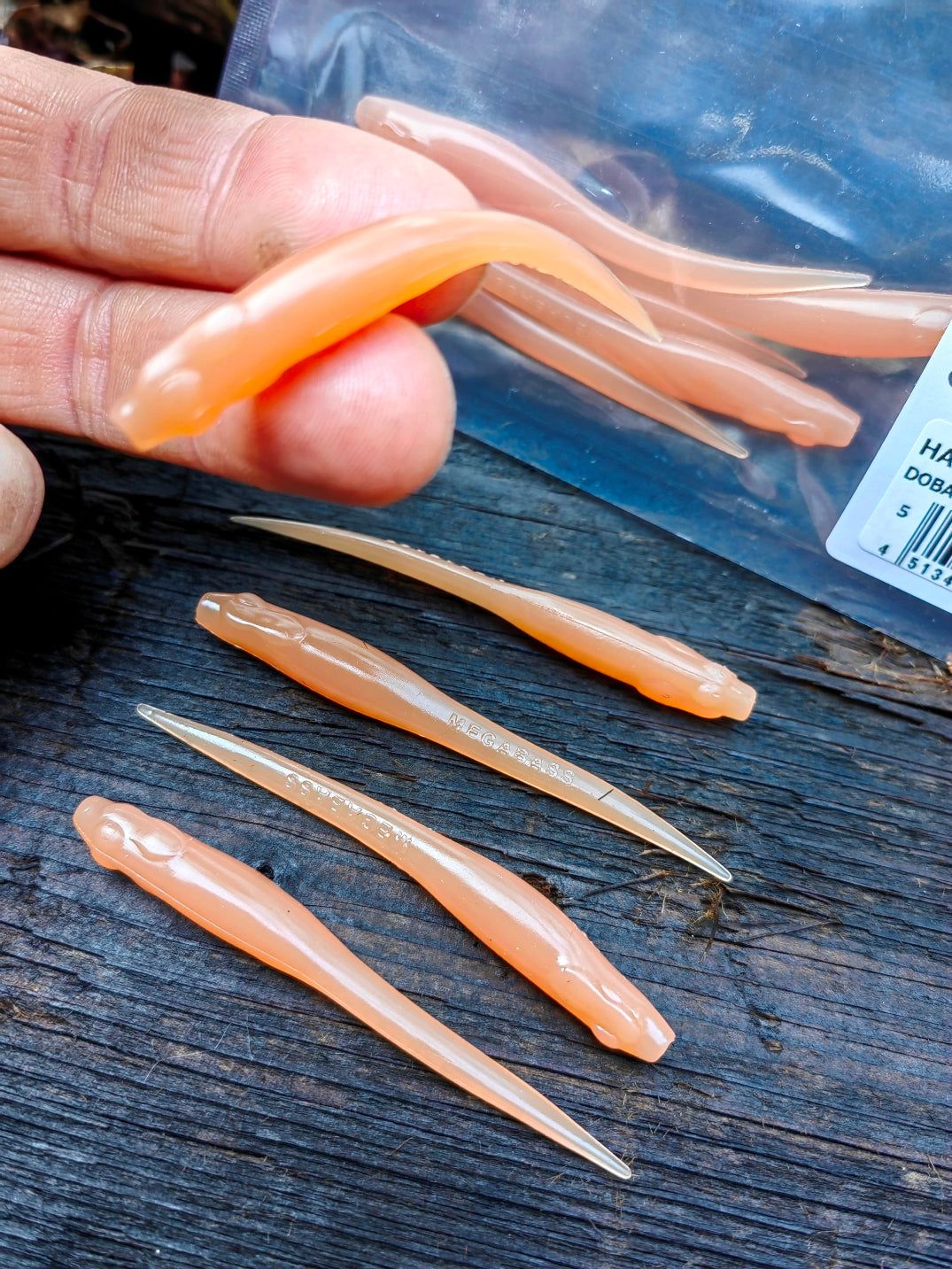 Megabass HAZEDONG 3″ #05 Doba Mimizu — 10 szt. — zdjęcie produktu 2